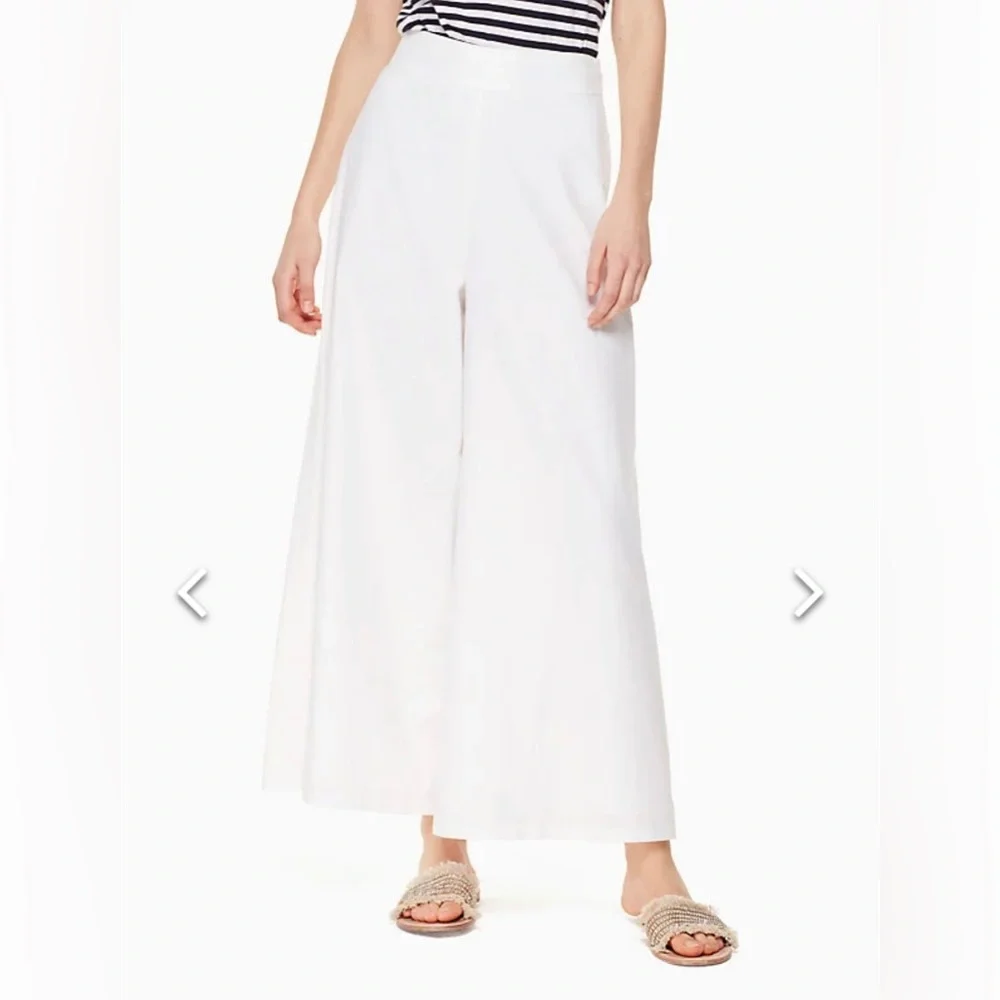 Kate Spade Linen Wide Leg Pant - Picture 1 of 3